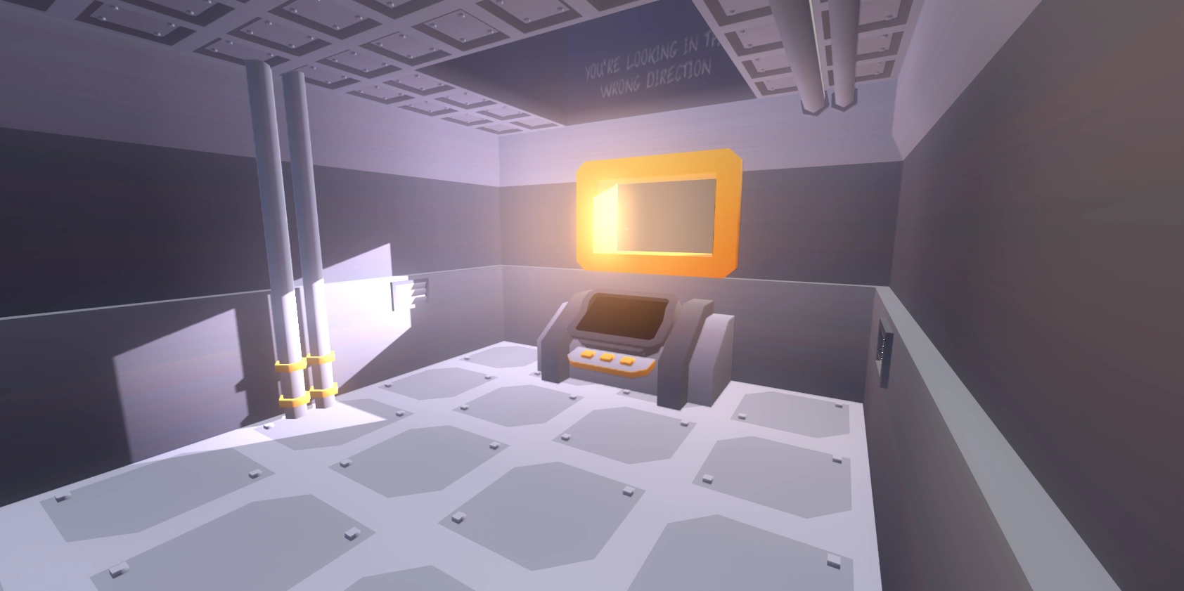 finestra del corridoio principale