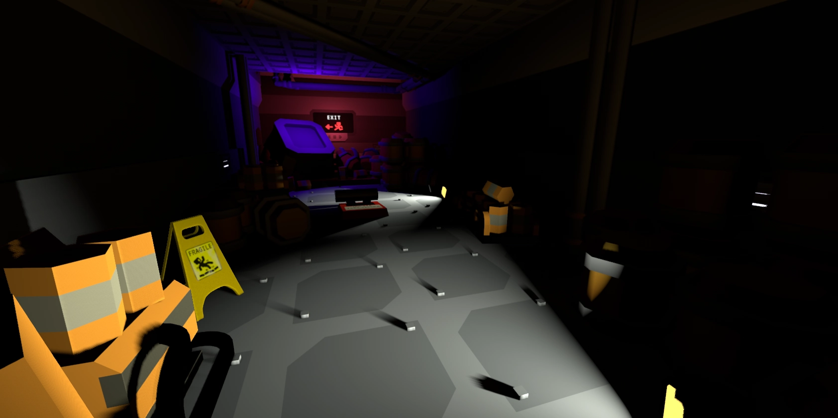 stanza finale priva di luce